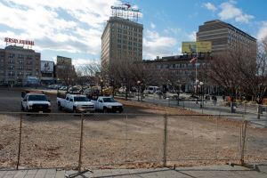 Kushner Companies announced Monday, Jan. 5, 2015, that it has bought the vacant One Journal Square in Jersey City, the site of a long-delayed project that was once set to house 1,500 rental units and 150,000 square feet of retail space in two 60-story towers mere steps from the Journal Square PATH station. Reena Rose Sibayan | The Jersey Journal